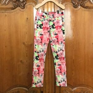 Justice Premium Flowered Girls Jeans